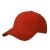 Basic Brushed Cap rood