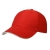 Heavy Twill Duo-Tone Strap Cap rood/wit