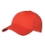 Brushed 5 Panel Cap rood