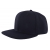 High profile cap zwart