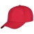 Medium profile baseball cap rood/rood