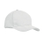 Brushed cotton basebal cap 'meerkleurig' wit