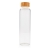 Borosilicaatglas fles (550 ml) met PU sleeve wit