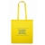 Katoenen tas (180 g/m²) geel