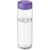 H2O Vibe sportfles (850 ml) Transparant/Paars