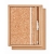 Bamboe A5 notitieboek met balpen beige