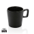 Keramische moderne koffiemok (300 ml) zwart