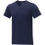 Somoto Heren T-shirt met V-hals en korte mouwen navy