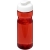 H2O sportfles met klapdeksel (650 ml) rood/wit
