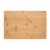 Bamboe snijplank en broodmes hout