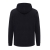 Iqoniq Trivor gerecycled polyester fleece hoodie zwart