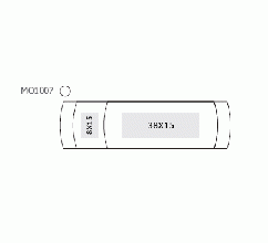 Crystalink USB 2GB bedrukken