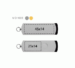 Metalflash USB 2GB bedrukken