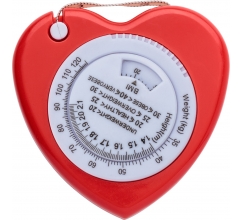 BMI meetlint in de vorm van een hart, ca. 150 cm bedrukken