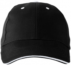 Brent 6 panel sandwich cap bedrukken