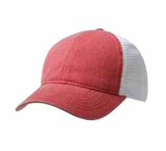 Washed Cotton Soft Mesh Trucker Cap bedrukken