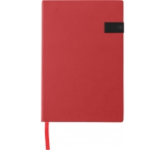 PU notitieboek met USB stick Lex bedrukken