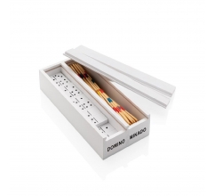 Deluxe mikado/domino in houten doos bedrukken
