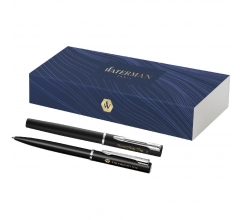 Waterman Allure balpen en rollerballpen set bedrukken