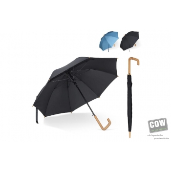 Afbeelding van relatiegeschenk:Stok paraplu 23” R-PET auto open