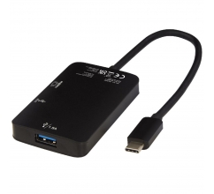 ADAPT aluminium Type-C multimedia-adapter (USB-A/Type-C/HDMI) bedrukken