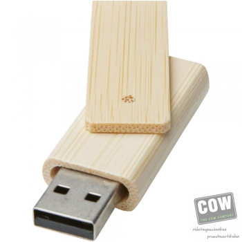 Afbeelding van relatiegeschenk:Rotate USB flashdrive van 16 GB van bamboe