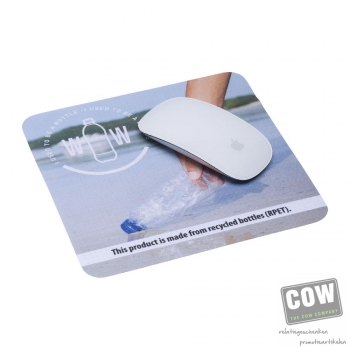 Afbeelding van relatiegeschenk:RPET MousePad Cleaner Anti-Slip muismat