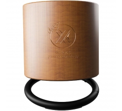 SCX.design S27 speaker 3W voorzien van ring met hout bedrukken