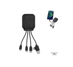 4001 | Xoopar Iné Gamma Charging cable with NFC and 3.000mAh Powerbank bedrukken