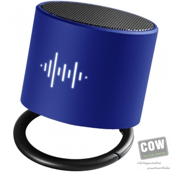 Afbeelding van relatiegeschenk:SCX.design S26 speaker 3W voorzien van ring met oplichtend logo